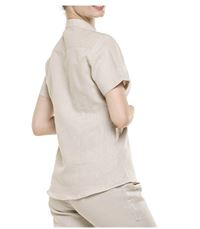 CAMICIA DONNA IN LINO COLLO COREANO